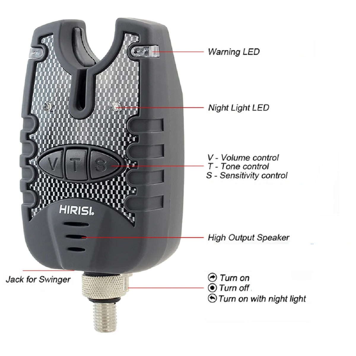 Fishing Bite Indicators Alarm and Swinger Set