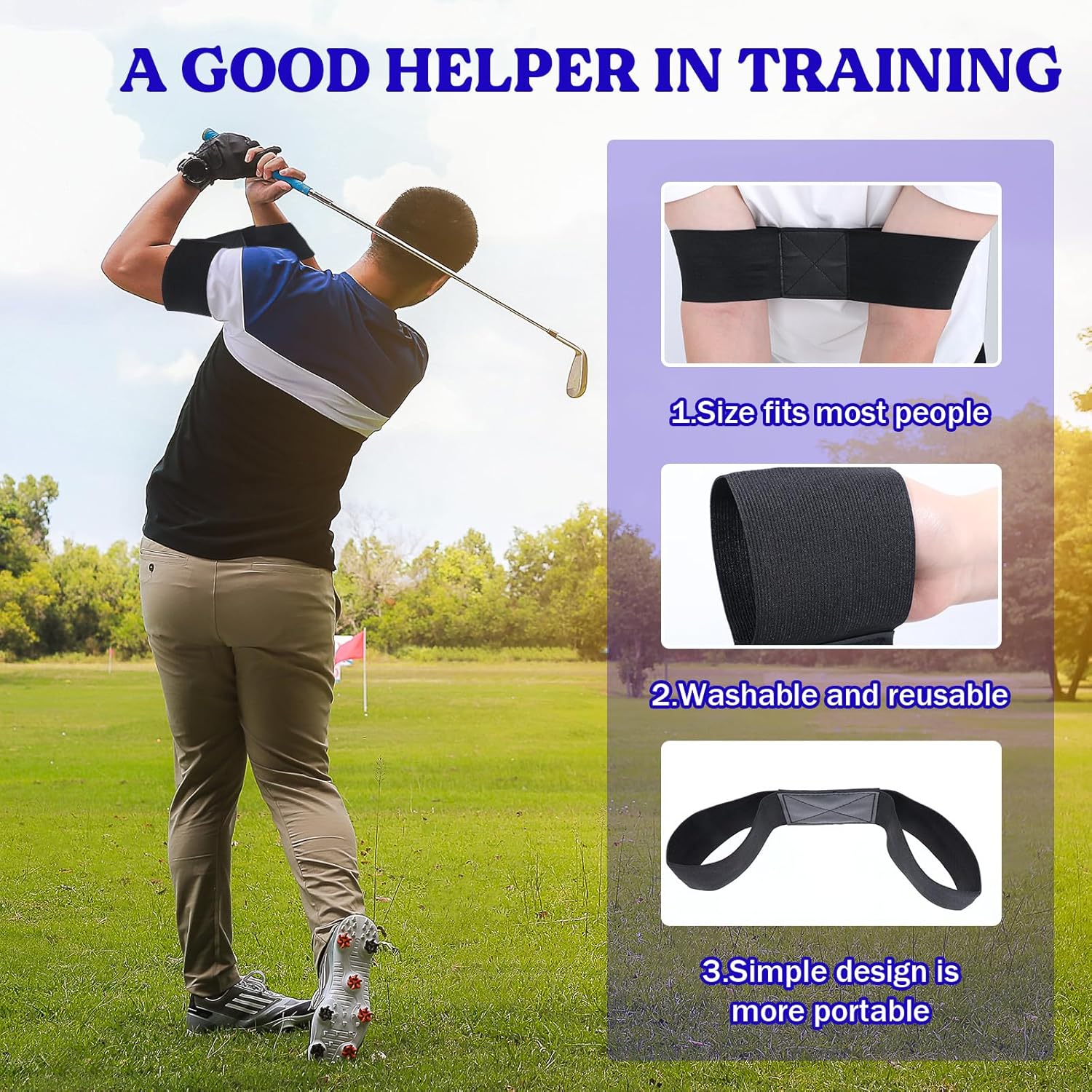 Golf Wrist Correction Trainer & Arm Band
