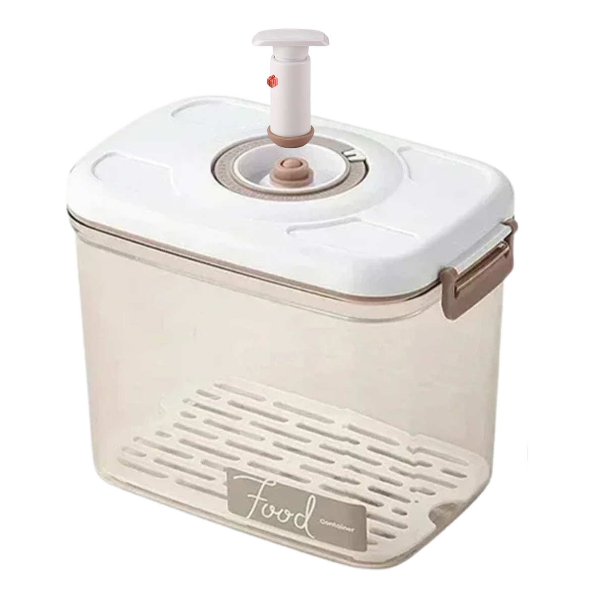 Large-Capacity Fresh-Keeping Vacuum-Sealed Food Storage Box with Pump