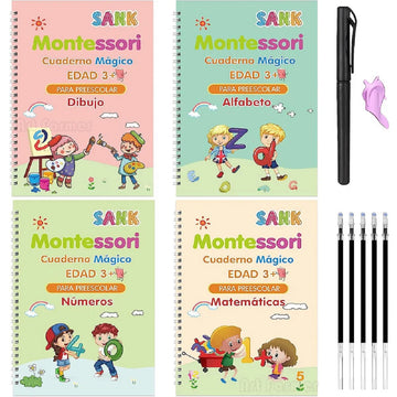 4 Magic Reusable Writing Practice Book