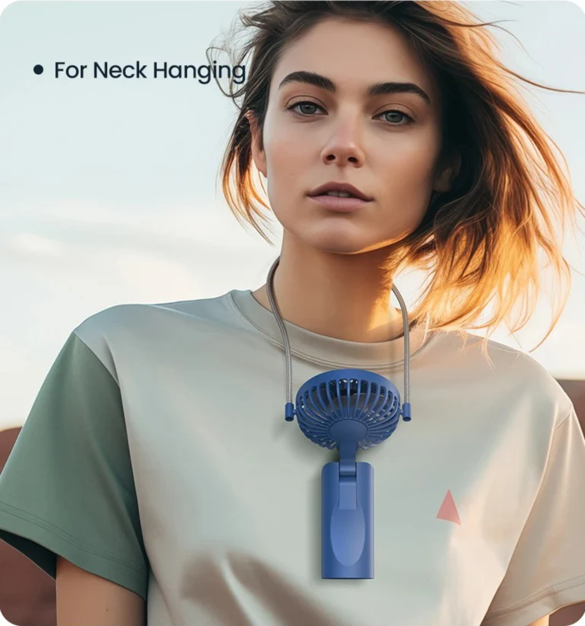 Mini Portable USB Fan - Rechargeable Pocket