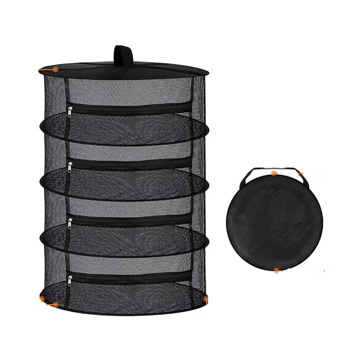 Layer Herbs Drying Net Folding Hanging Mesh Basket Flowers Plants Dryer