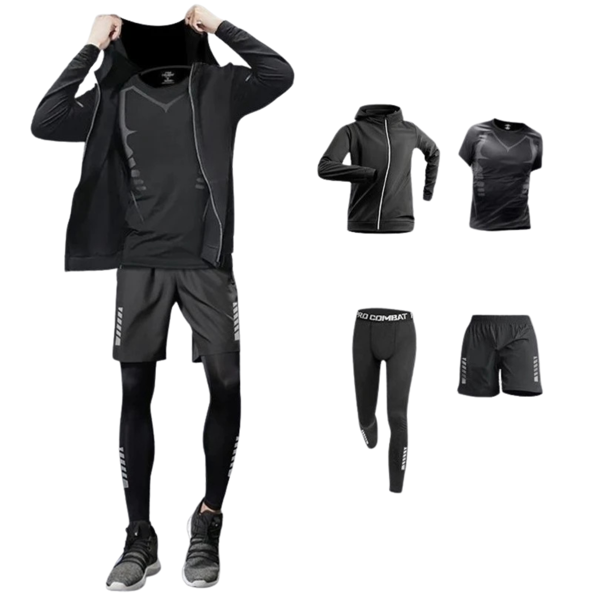 Men's Running Suit - Quick-Dry Fitness Training Clothes