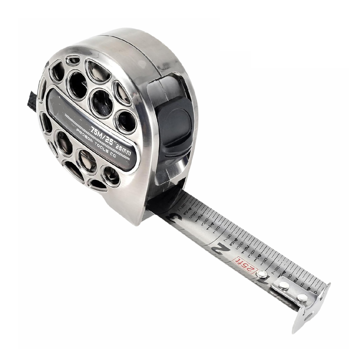 Metric Tape Measure - Stainless Steel Retractable Ruler Anti-Corrosion Hollow Design Tool