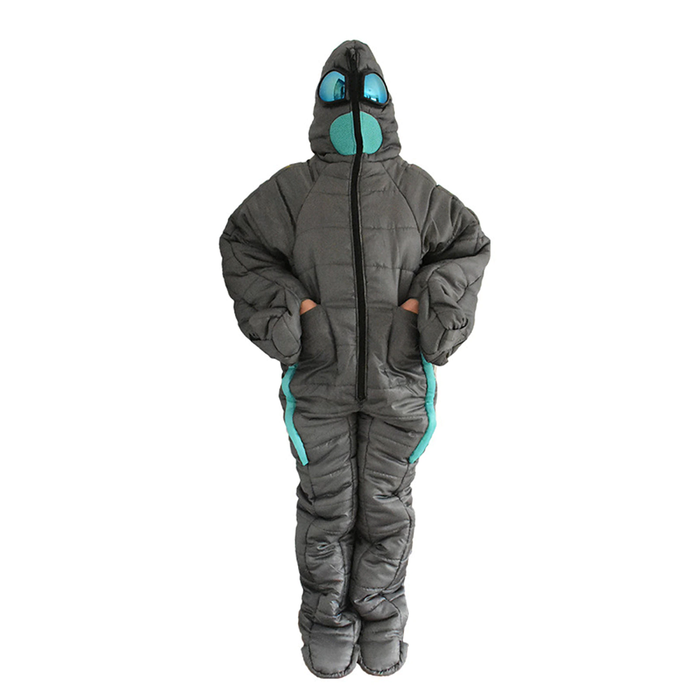 Alien Warm Fiber Wearable Sleeping Full Body Bag