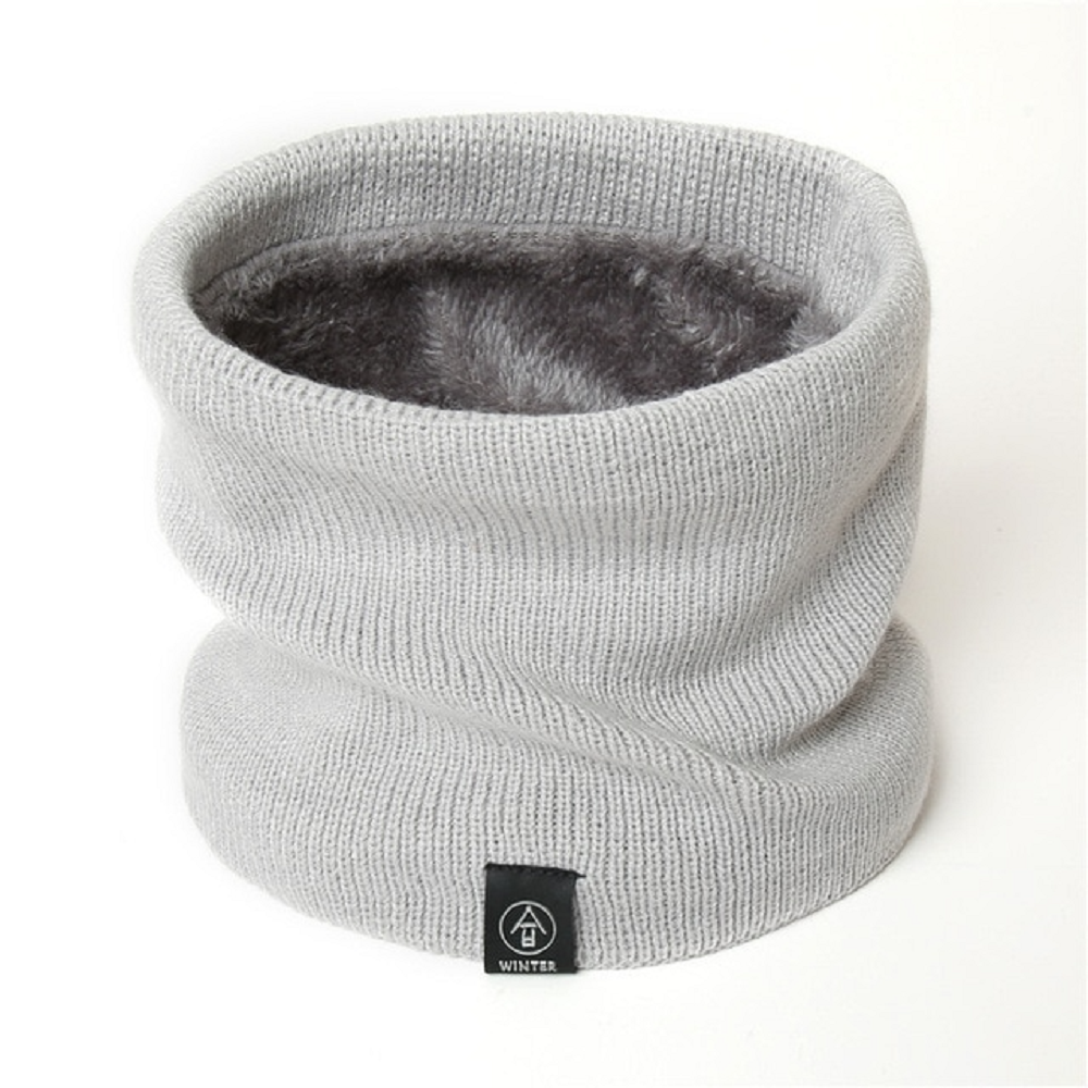 Unisex Thermal Neck Warmer Fleece Tube Winter Scarf