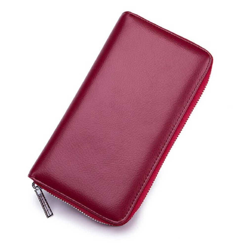 Genuine Leather RFID Blocking Credit Card Holder