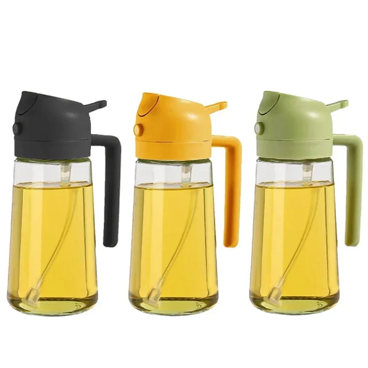 2 in 1 Glass Oil Sprayer and Dispenser