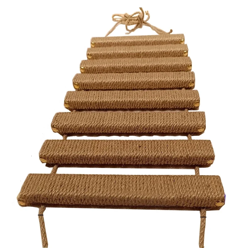 Cat Climbing Frame Tree Wall Bridge Rope Ladder for Pet Furniture