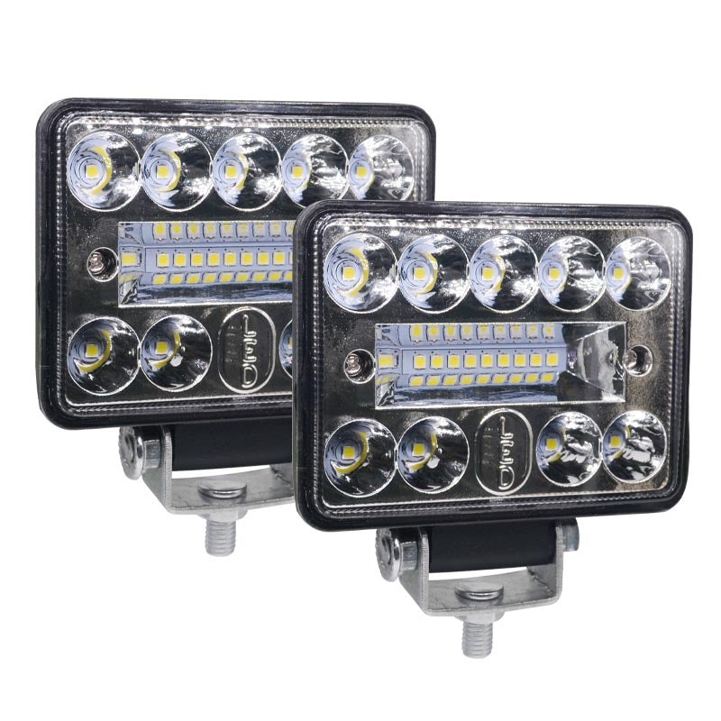 Side Shooter Dual Color Strobe Cree Pods
