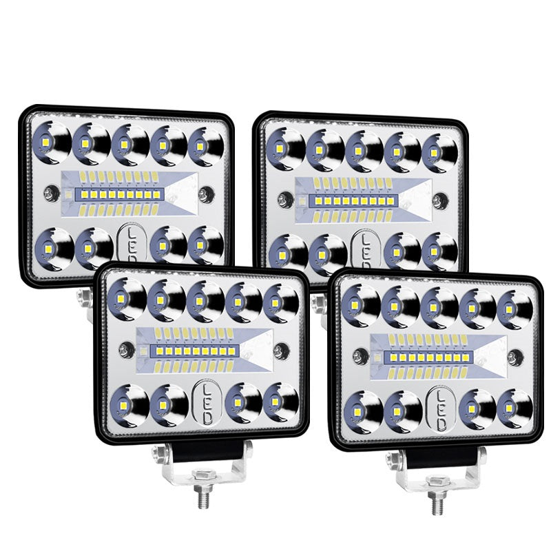 Side Shooter Dual Color Strobe Cree Pods