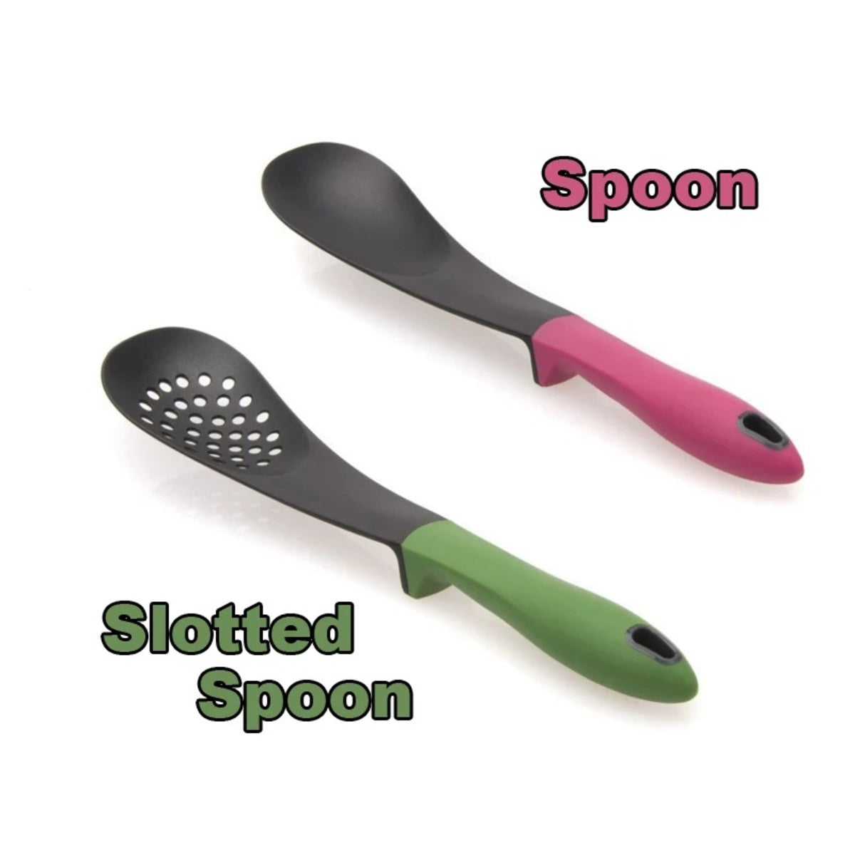 7-Piece Nonstick Nylon Utensil Set - Spoon Turner Spatula and Ladle