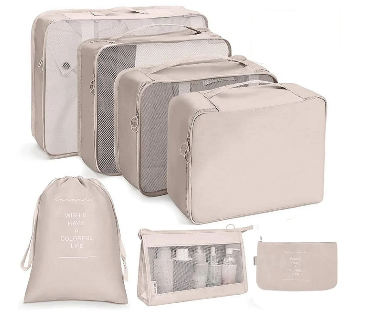 10 Pcs Set Travel Organizer Storage Bags