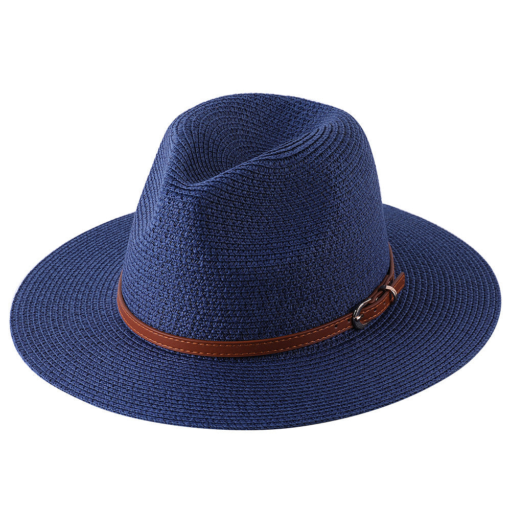 Pineapple & Star Unisex Straw Fedora Trilby Beach Sun Hat