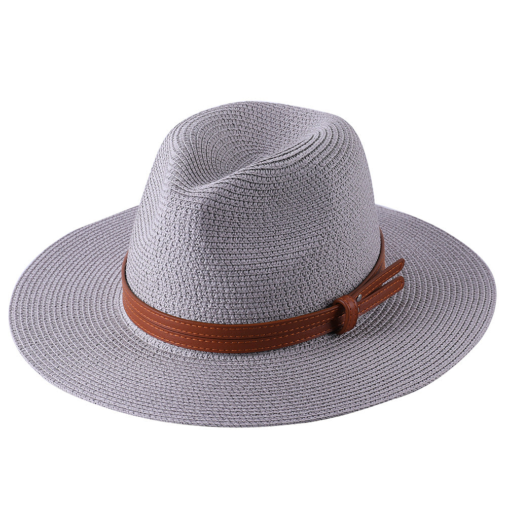 Pineapple & Star Unisex Straw Fedora Trilby Beach Sun Hat