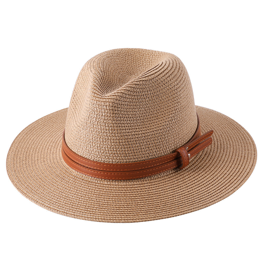 Pineapple & Star Unisex Straw Fedora Trilby Beach Sun Hat