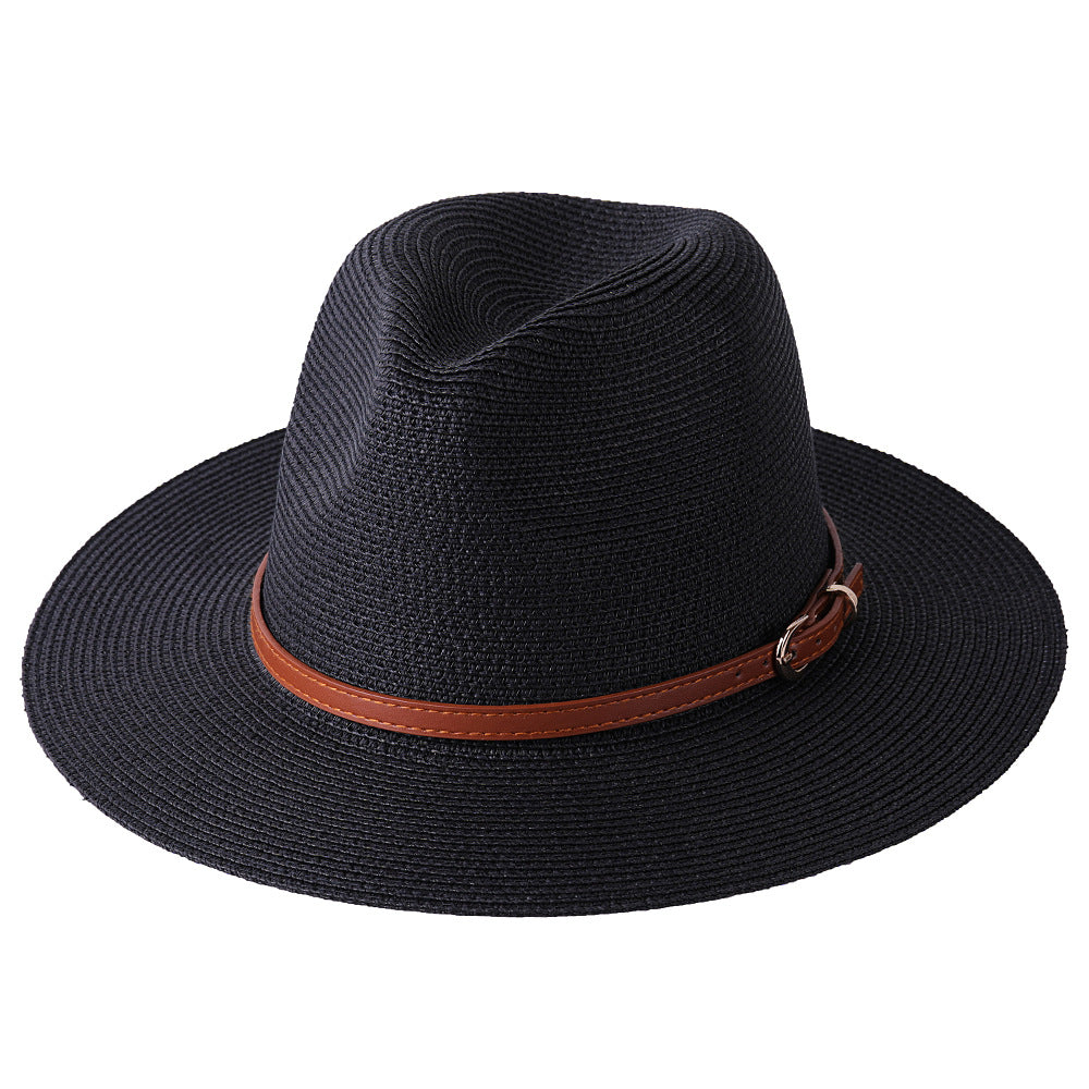 Pineapple & Star Unisex Straw Fedora Trilby Beach Sun Hat