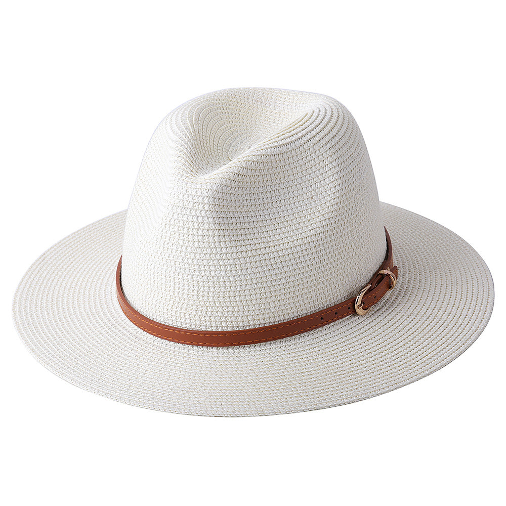 Pineapple & Star Unisex Straw Fedora Trilby Beach Sun Hat