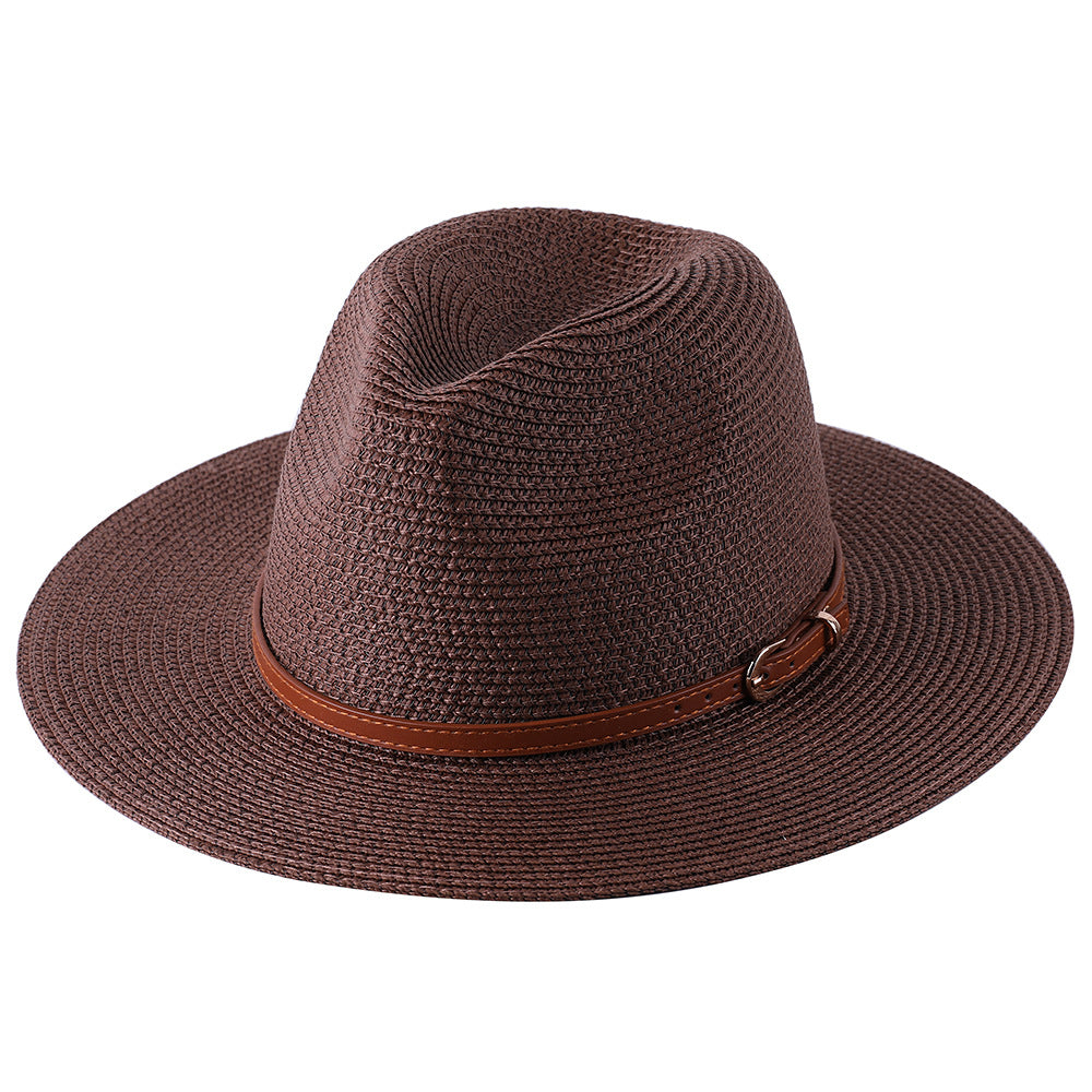 Pineapple & Star Unisex Straw Fedora Trilby Beach Sun Hat