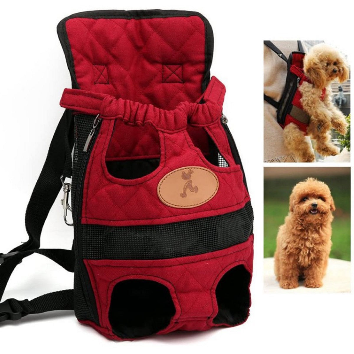 Dog and Pet Carrier Front Backpack Chest Holder for Puppy