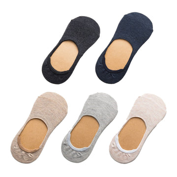 5 Pairs Women Cotton Low Cut Socks