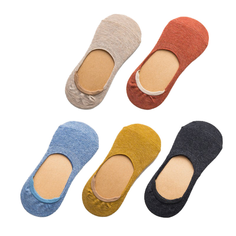 5 Pairs Women Cotton Low Cut Socks