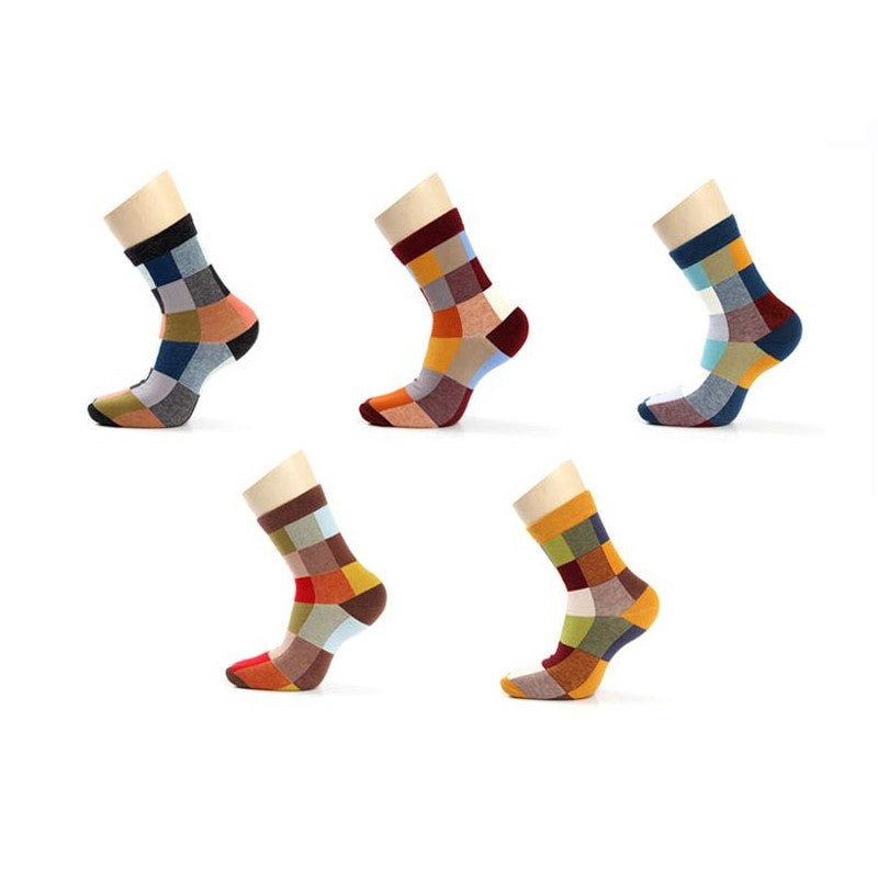 5 Pairs/lot Cotton Men's Socks