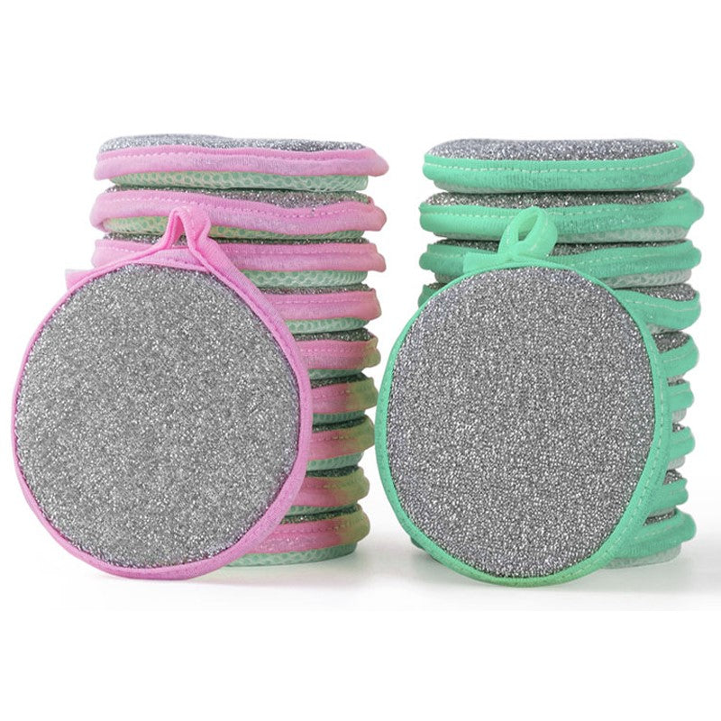 10 Pcs Double Side Dishwashing Sponge