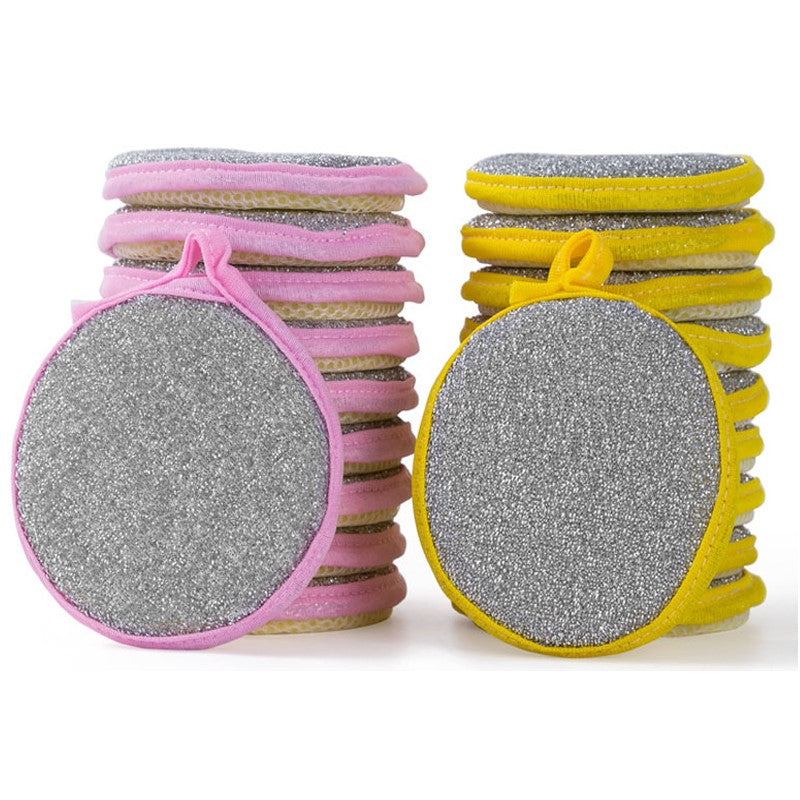 10 Pcs Double Side Dishwashing Sponge