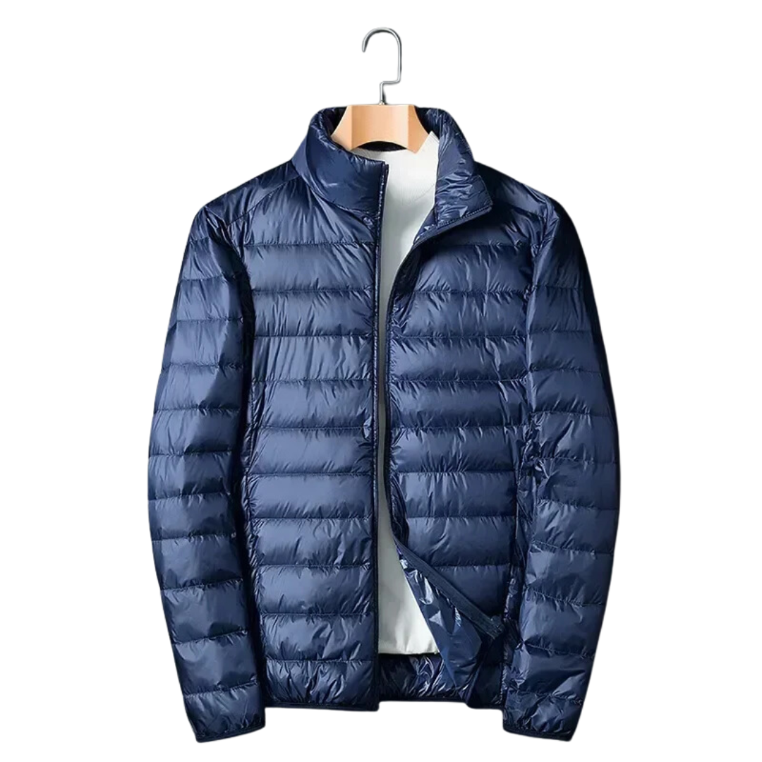 Men's Lightweight Packable Hooded Puffer Jacket