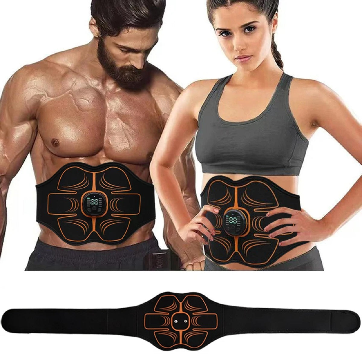 Smart ABS Trainer - USB Muscle Toner and Waist Massager