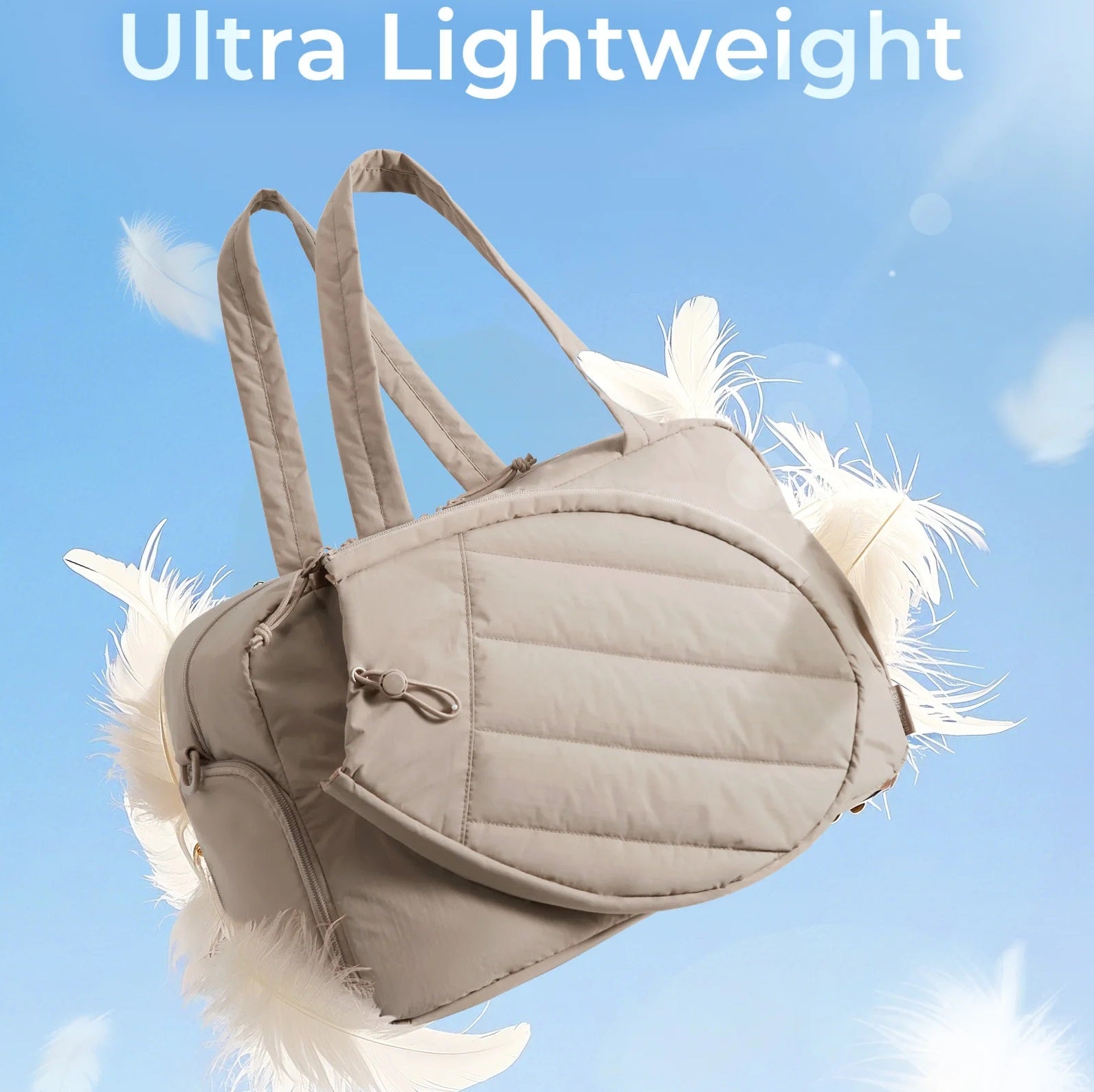 Sports Duffle Bag - Gym and Tennis with Shoe Compartment