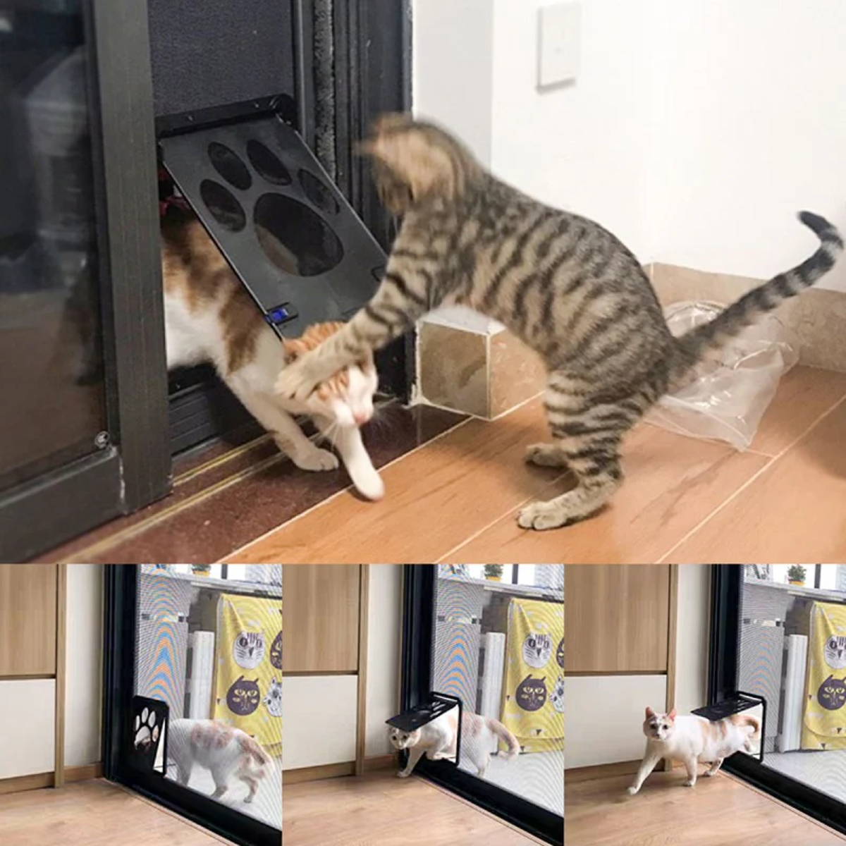 Magnetic Lockable Pet Screen Door