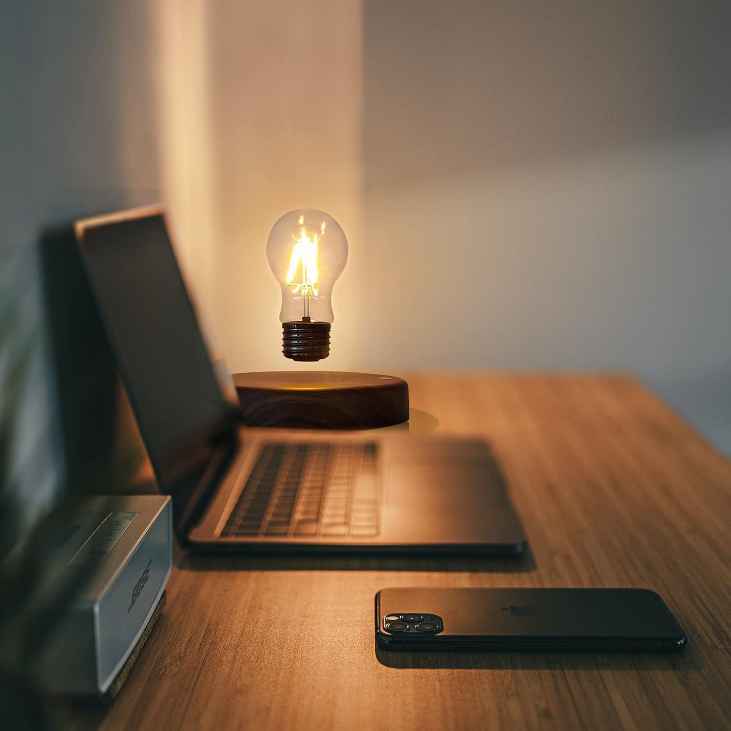 Magnetic Levitation Lamp Floating Glass LED Bulb