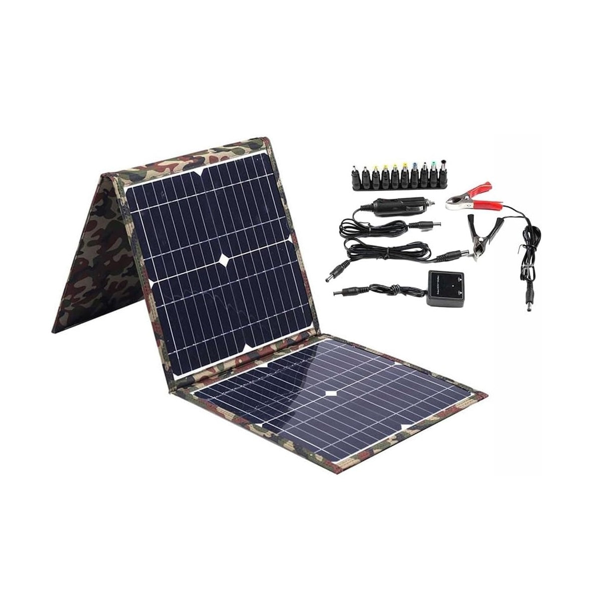 Camping Solar Panel Power Station Kit