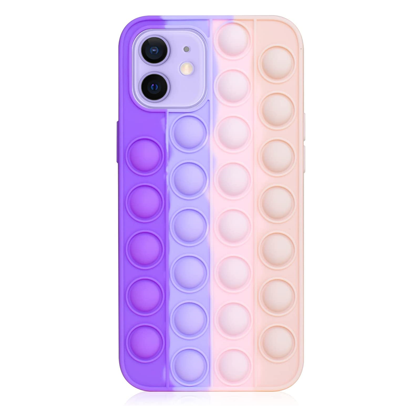 3D Push Rainbow Bubble Play Game Case for iPhone