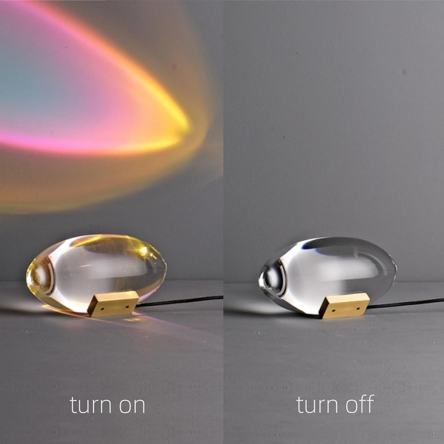 LED Crystal Eye of the Sky Egg-Shaped Lamp