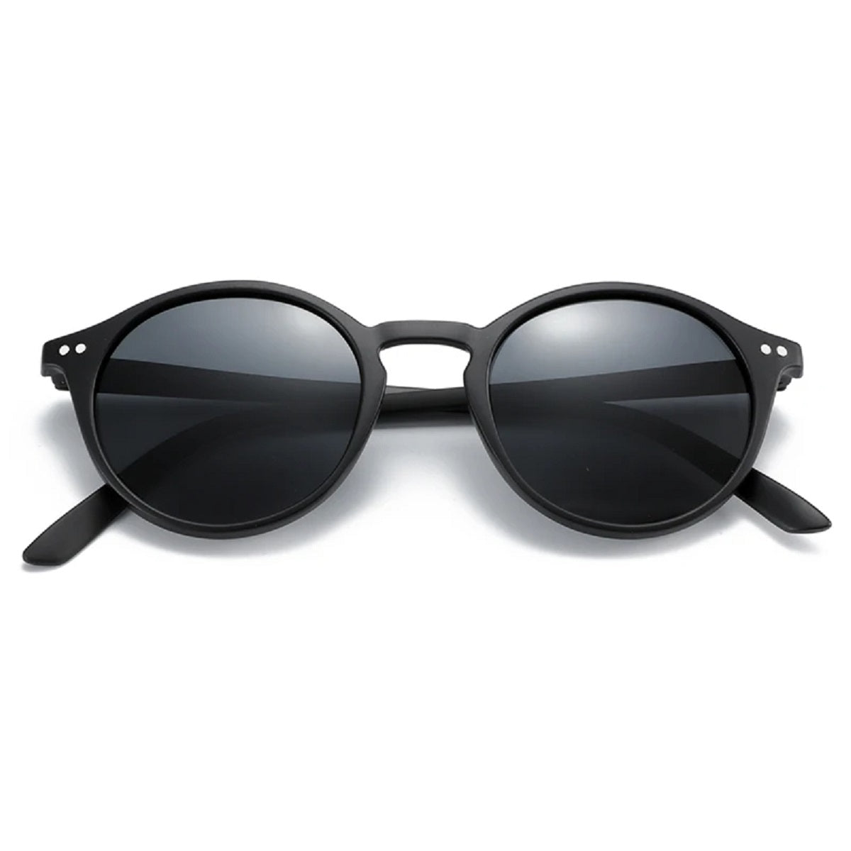 Vintage Retro Round Polarized Sunglasses for Men and Women