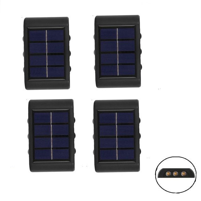 LED Solar Wall Lamp Lighting Garden Decoration