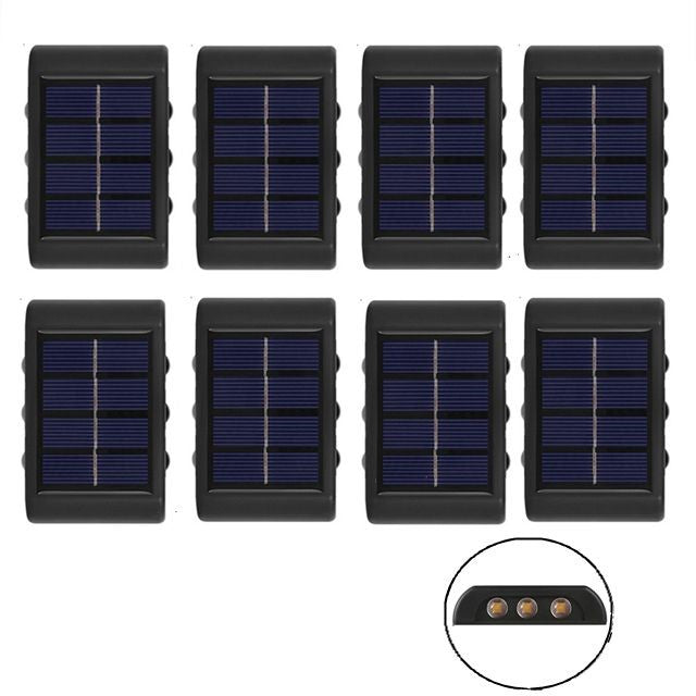 LED Solar Wall Lamp Lighting Garden Decoration