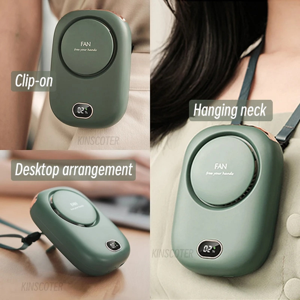 Portable Mini Hanging Neck Fan Air Cooler