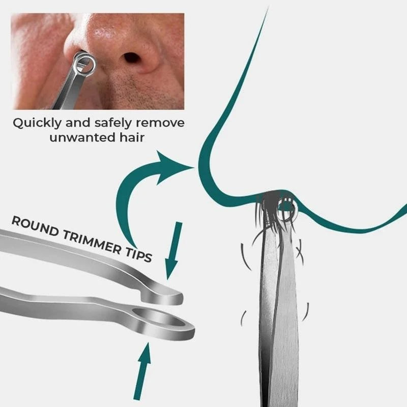 Universal Nose Hair Triming Tweezers
