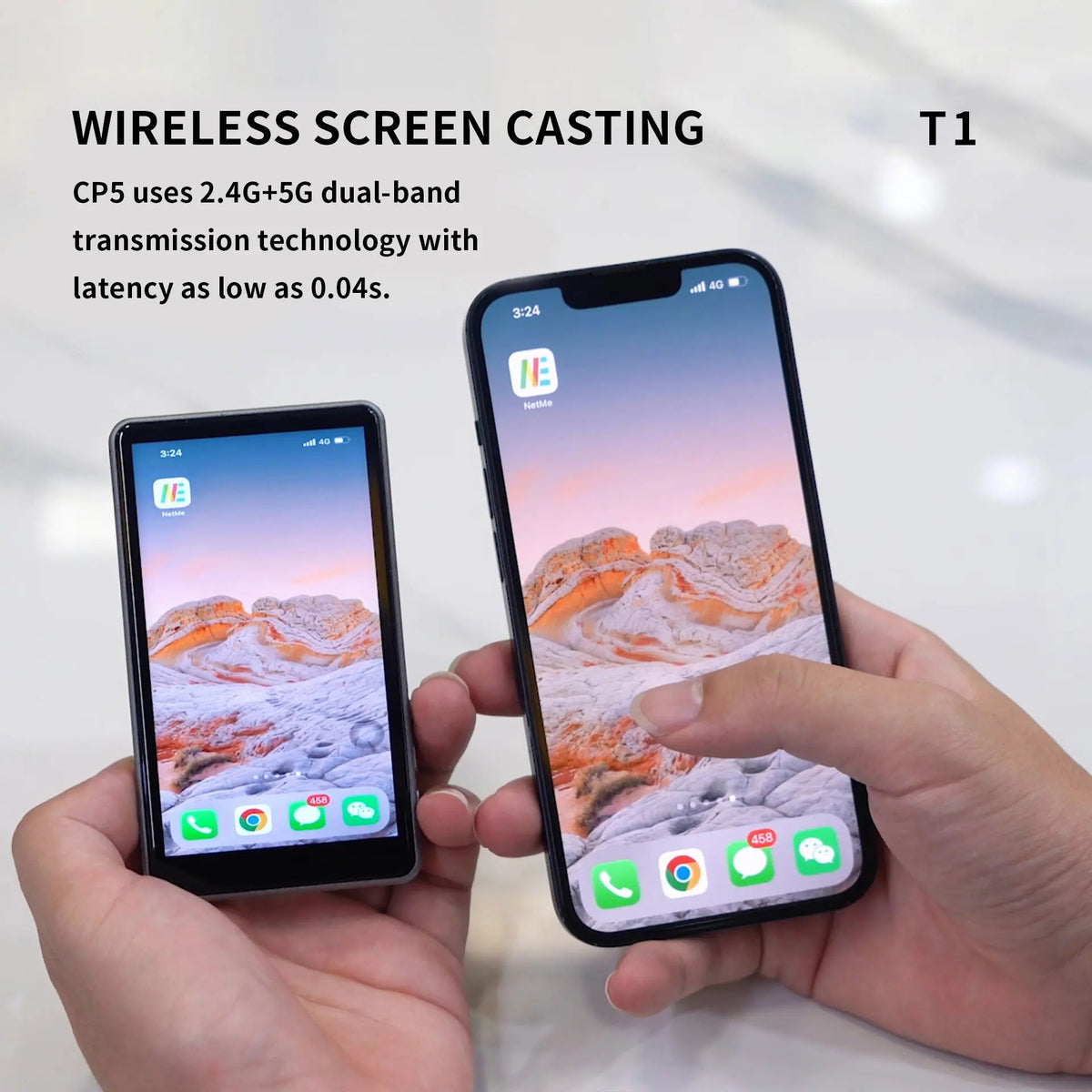 Magnetic Phone Vlog Screen - Rear Camera Monitor