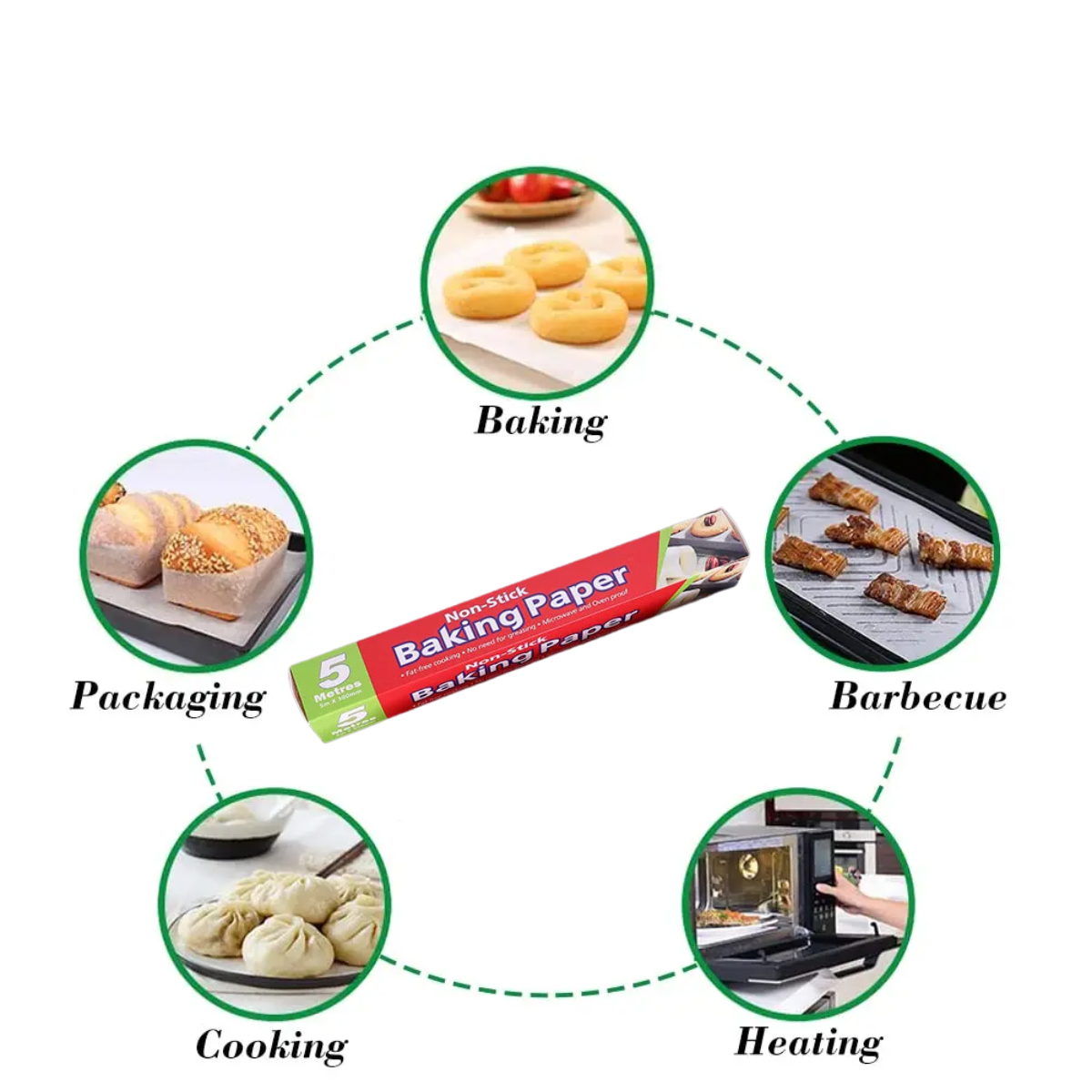 Parchment Paper Non-Stick Baking Sheets