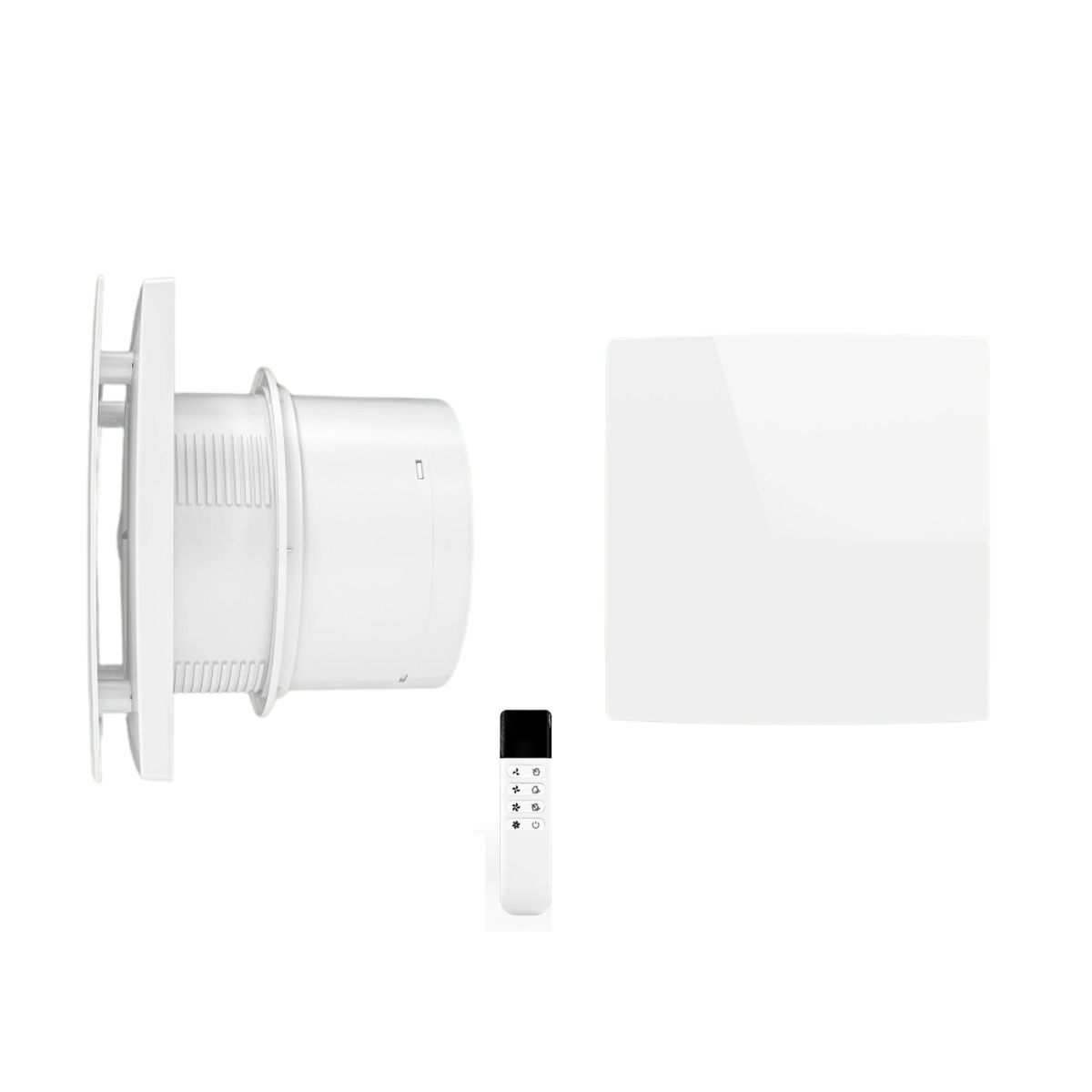 Reversible Exhaust Fan - Wall-Mount Ventilation with Remote