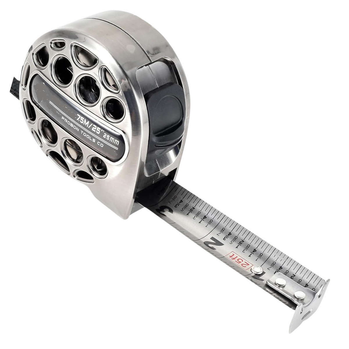 Metric Tape Measure - Stainless Steel Retractable Ruler Anti-Corrosion Hollow Design Tool