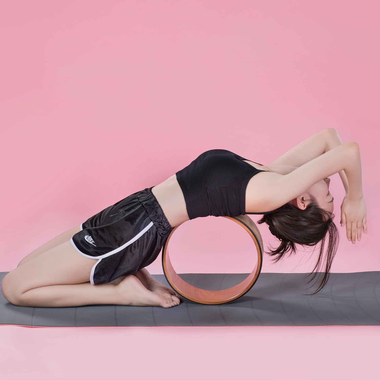 Natural Cork Wheel - Backbend and Stretch Support for Pilates Relaxation