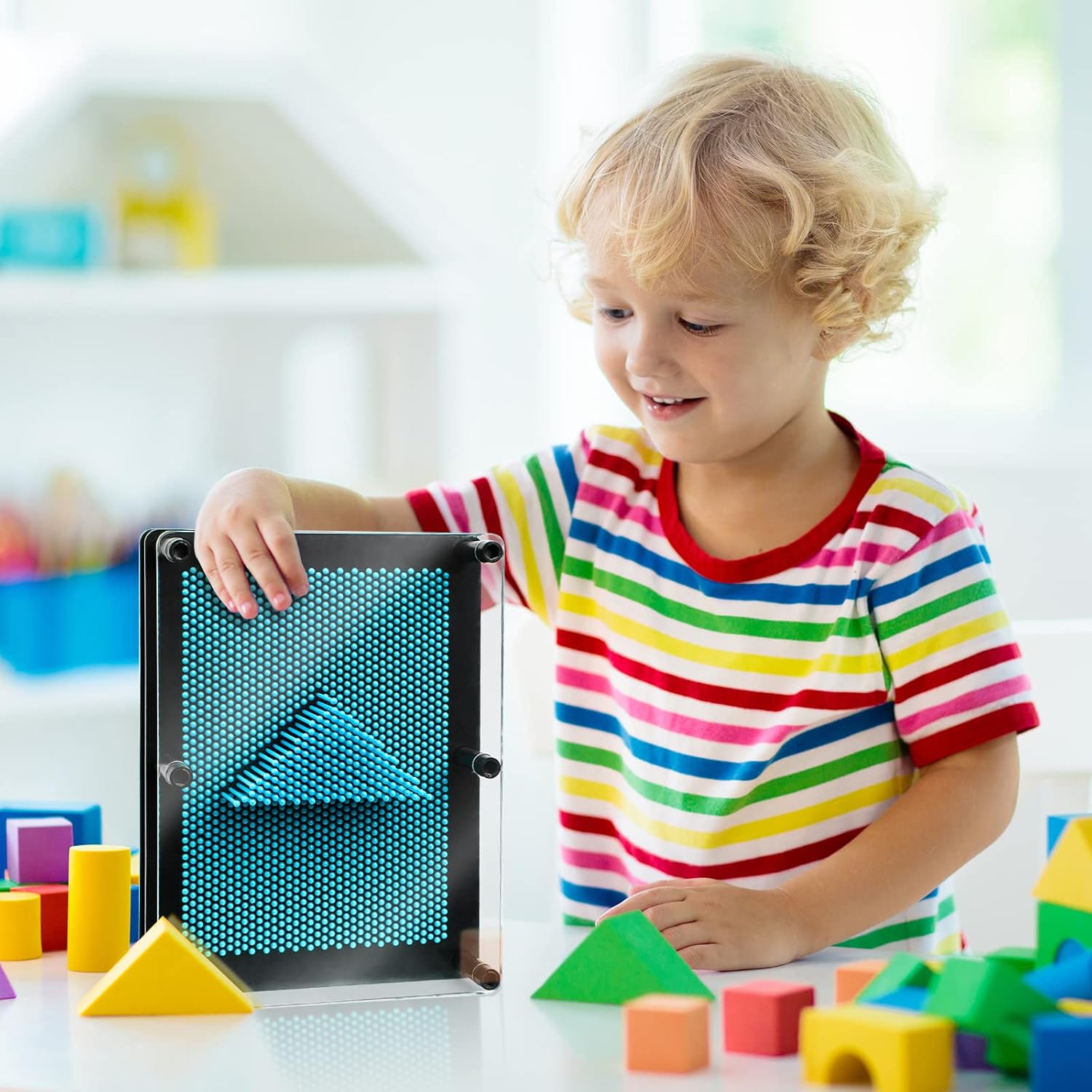 3D Clone Shape Pin Art Toy Classic Sculpture Board