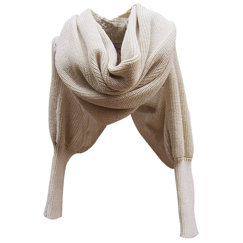 Multi-Use Knit Blanket Long Shawl Winter Warm Large Scarf