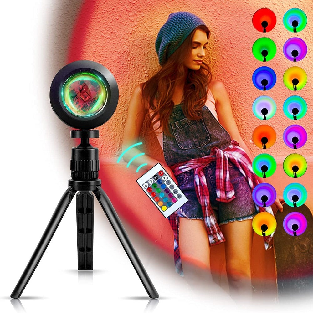 Sunset Projector Lamp Atmosphere Night Light